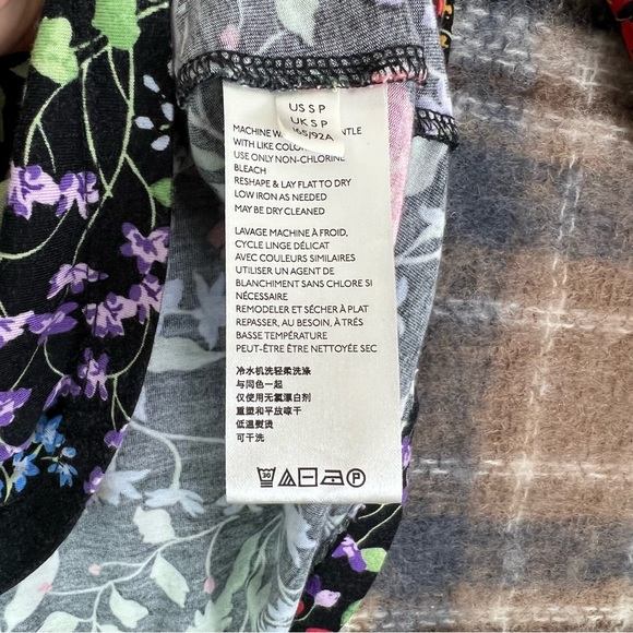 Anthropologie Maeve Jacquin Peasant Floral Blouse Size:S/P - Picture 7 of 13